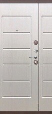 Дверь Цитадель 7,5см Гарда 1200 Античная медь  Белый ясень 