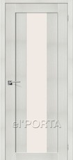 Дверь el'Porta Порта X 25 alu Bianco Veralinga экошпон