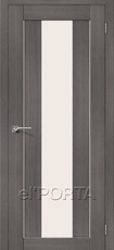 Дверь el'Porta Порта X 25 alu Grey Veralinga экошпон