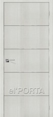Дверь el'Porta Порта Z 50А-6 Bianco Crosscut экошпон