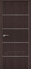 Дверь el'Porta Порта Z 50А-6 Wenge Crosscut экошпон