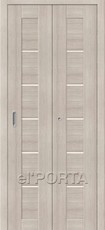 Дверь el'Porta складная Porta X 22 Cappuccino Veralinga экошпон