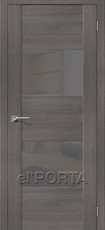 Дверь el'Porta Vetro VG2 S Grey Veralinga экошпон