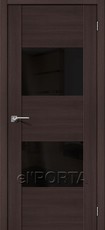 Дверь el'Porta Vetro VG2 BS Wenge Veralinga экошпон